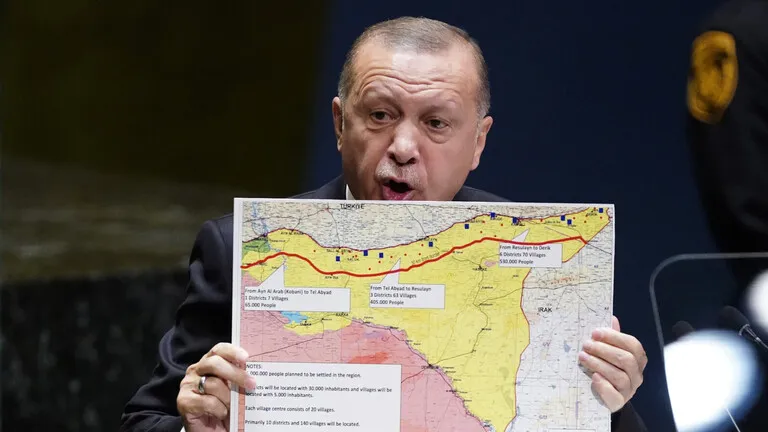 أردوغان : مستمرون بإنشاء منطقة آمنة بعمق 30 كم في سوريا