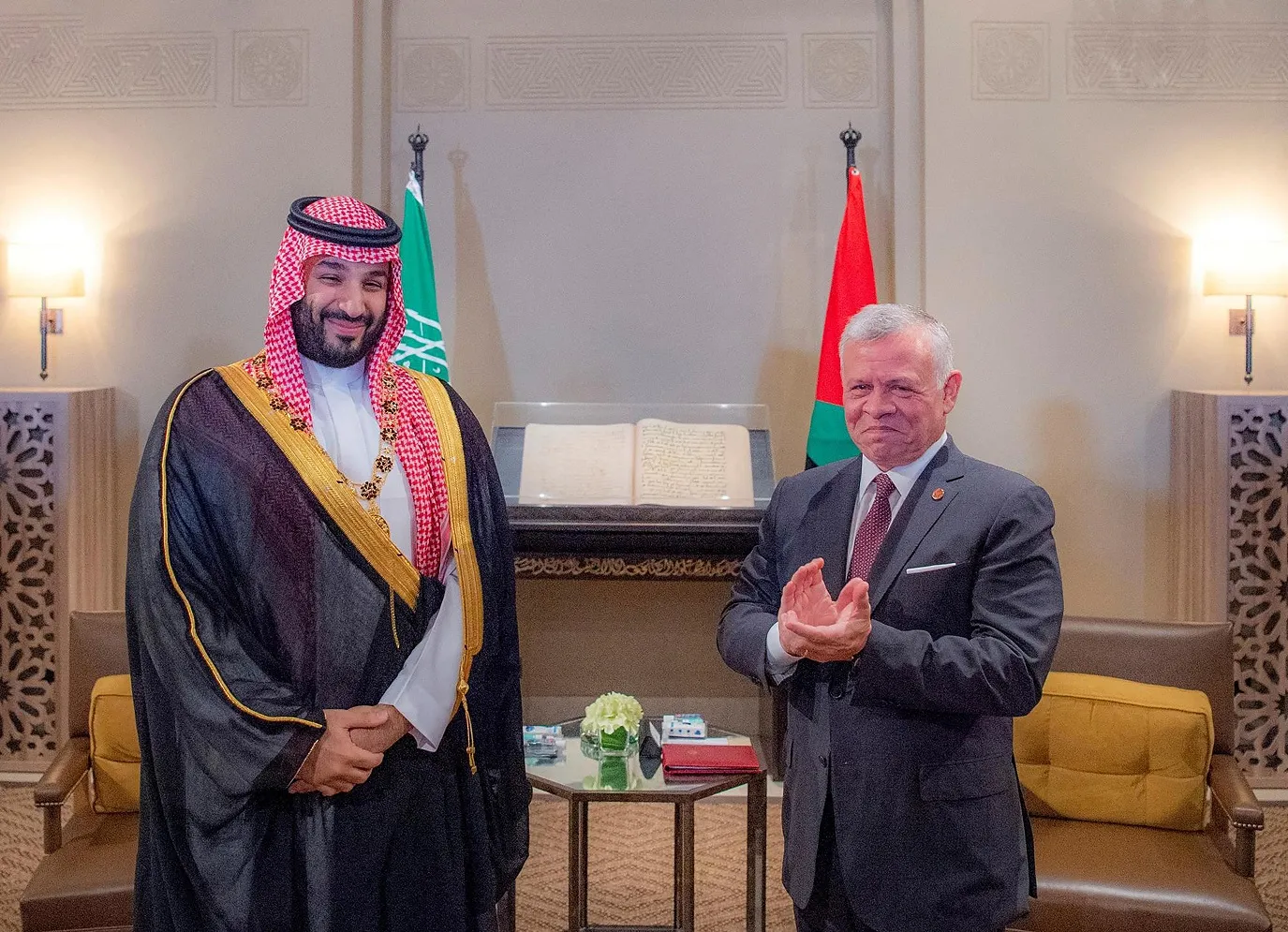 بيان أردني سعودي يدعو لتكثيف الجهود للتوصل لحل سياسي للأزمة السورية 
